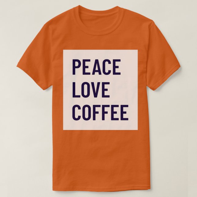 kaffe i kärlek t shirt (Design framsida)