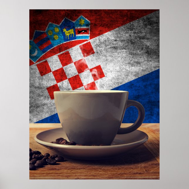 Kaffe i Kroatien Poster (Framsidan)