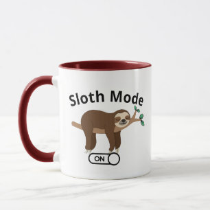 Kaffe i Lazy Sloth Mode mugg - Lazy Sloth Mode - F