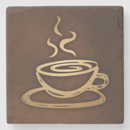 Kaffe i min kopp stenunderlägg