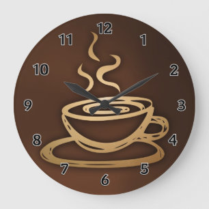 Kaffe i min kopp stor klocka