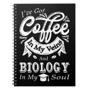 Kaffe i min Veins-biologi i min källare Anteckningsbok