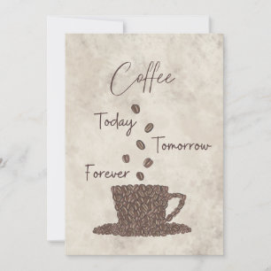 Kaffe i morgon inbjudningar