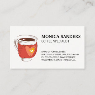Kaffe i pappersmugg skiss Barista Tidsbeställning Kort