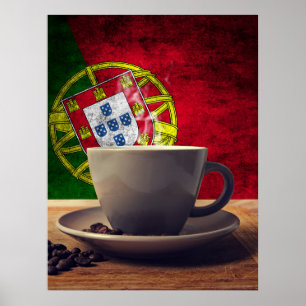 Kaffe i Portugal Poster