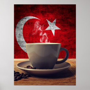 Kaffe i Turkiet Poster