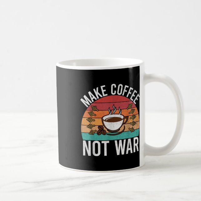 Kaffe, inte Krig Barista Kaffemugg (Höger)