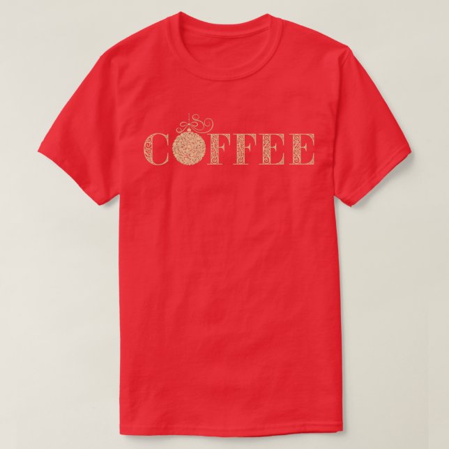 Kaffe jul Boll T Shirt (Design framsida)