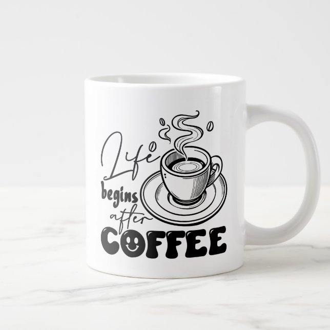 Kaffe  jumbo mugg (Höger)