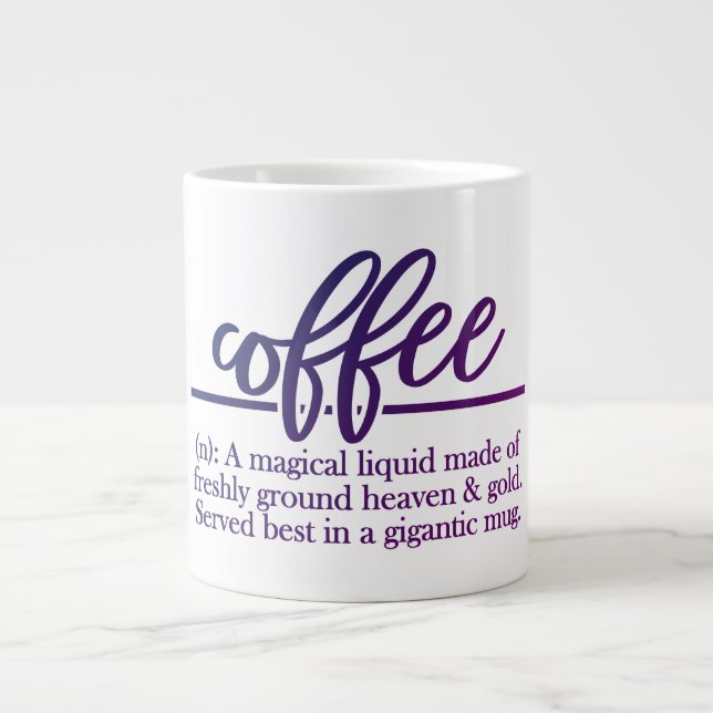 Kaffe - Jumbo Mugg (Framsidan)