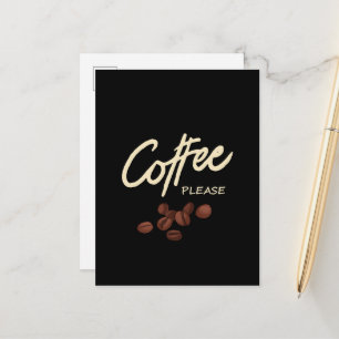 Kaffe, kaffe, Älskare Vykort