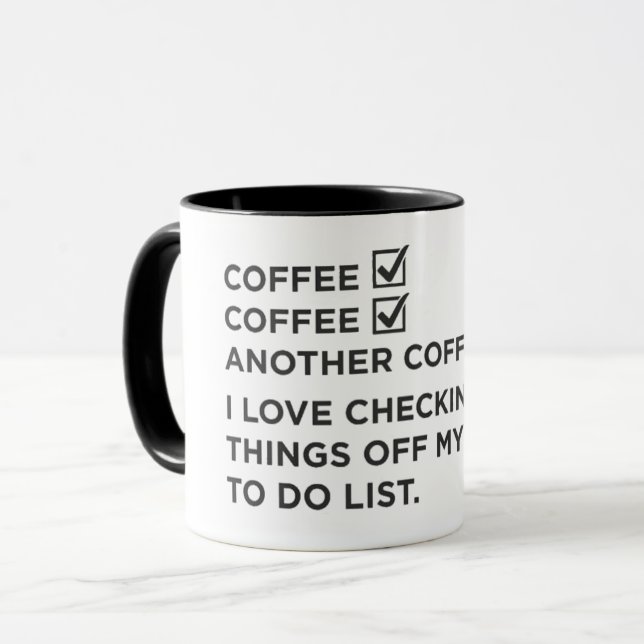 kaffe, kaffe, kaffe till kaffe mugg (Framsida vänster)