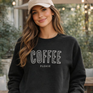 'Kaffe Kaffepannan' Mysig Rolig Kaffeälskare Humor T Shirt