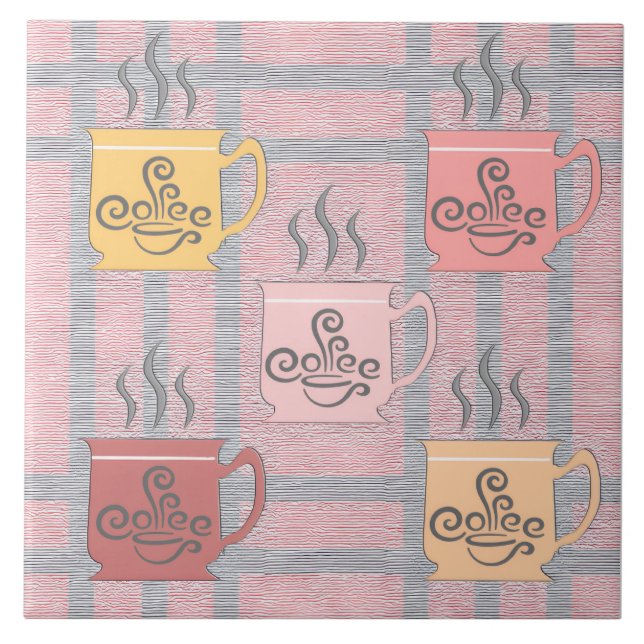 Kaffe Kakelplatta (Framsidan)