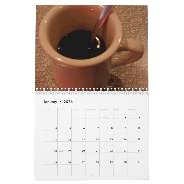 Kaffe Kalender (Jan 2026)