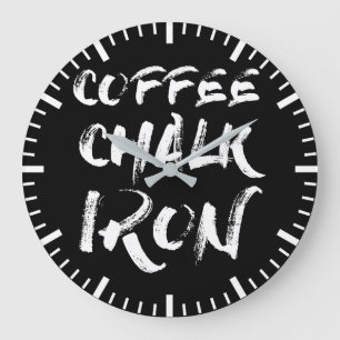 Kaffe, kalk och Järn, en nunyttigt verkstad Stor Klocka