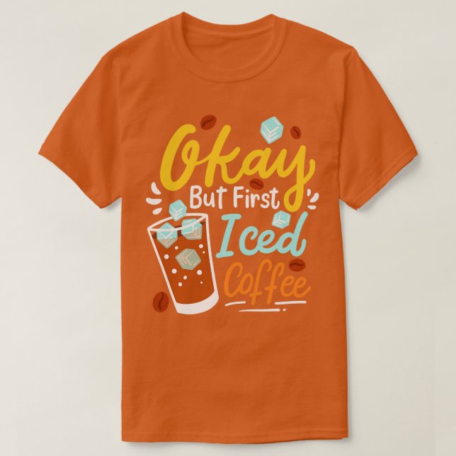 Kaffe-Kall av kaffe T Shirt (Design framsida)