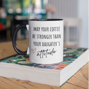 Kaffe kan vara en starkare, ynklig överordnad gåva Två-Tonad mugg