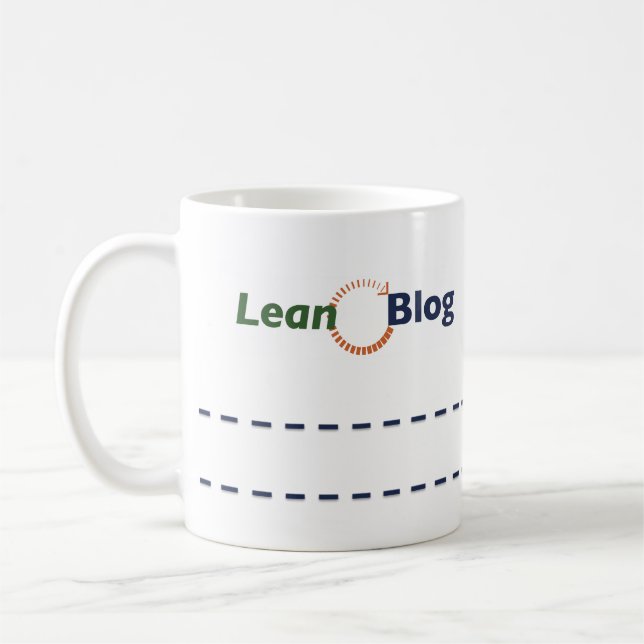 Kaffe Kanban Kaffemugg (Vänster)