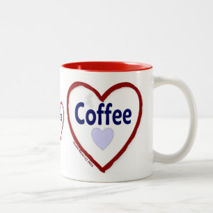 Kaffe kärlek - 2 Tone Mugg