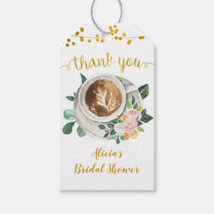 Kaffe Kärlek är Möhippa Gift-Märkrn för brinn Presentetikett