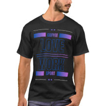Kaffe Kärlek Arbete Sport – Motiverande Design