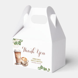 Kaffe Kärlek Bryggs Bröllopsdusch Förmånslåda Presentaskar