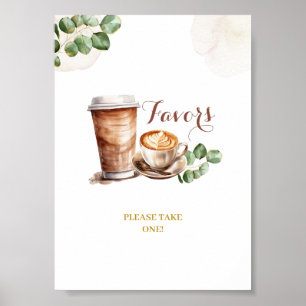 Kaffe Kärlek bryter mot Party-signalen för favorit Poster