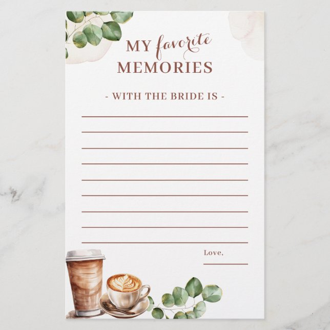 Kaffe Kärlek håller på att bryta mitt favoritminne (Framsida)