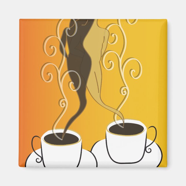 Kaffe Kärlek Magnet (Framsidan)