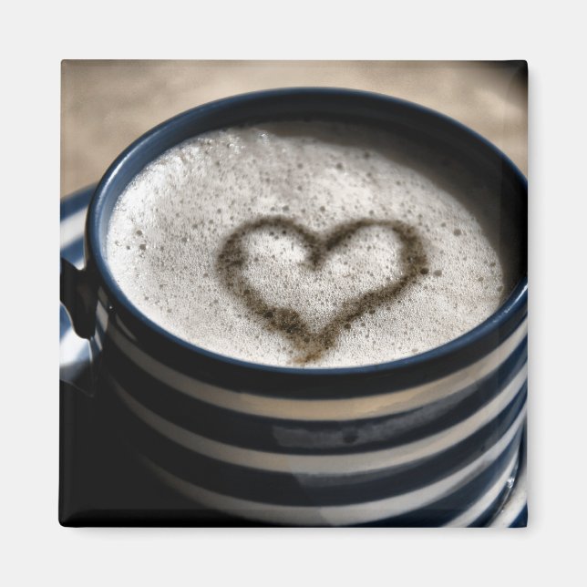 Kaffe Kärlek Magnet (Framsidan)