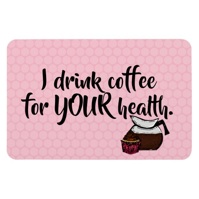 Kaffe Kärlek Magnet (Horisontell)