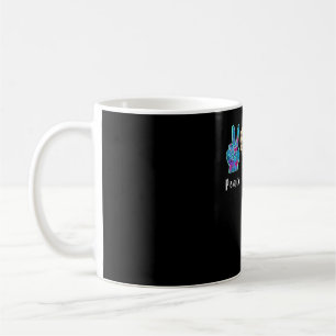 Kaffe Kärlek Peace Leopard Heart Program Code Kaff Kaffemugg