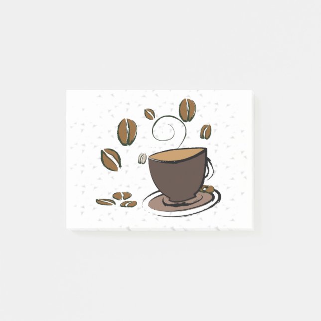 Kaffe Kärlek Post-it Block (Framsida)