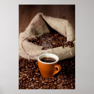 Kaffe kärlek poster