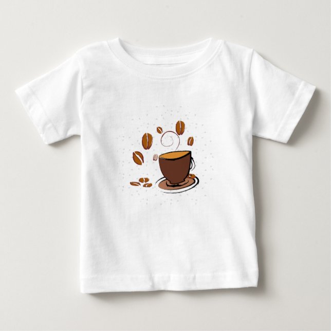 Kaffe Kärlek T Shirt (Framsida)