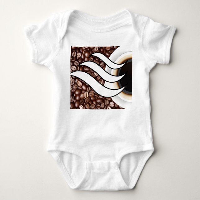 Kaffe Kärlek T Shirt (Framsida)