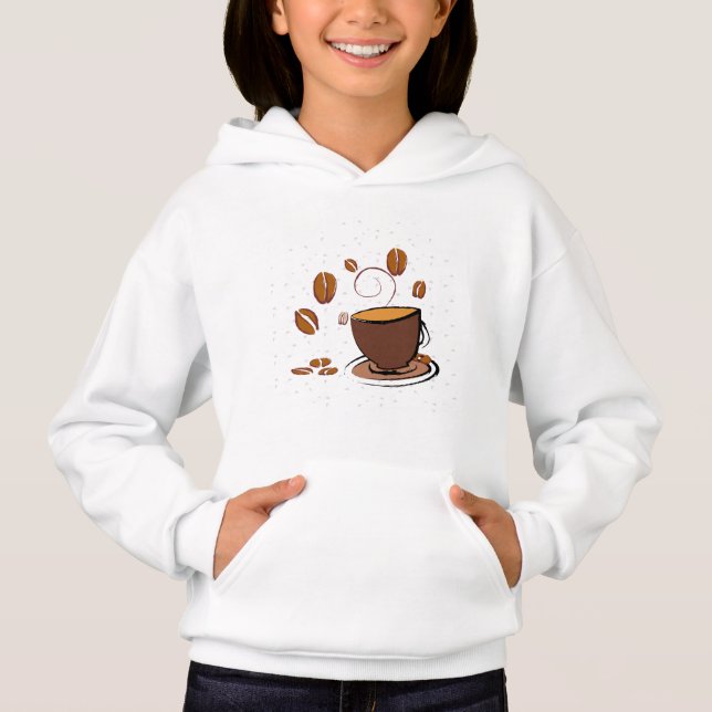 Kaffe Kärlek T Shirt (Framsida)