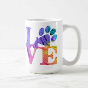 Kaffe kärlek Tass avtryck Mugg
