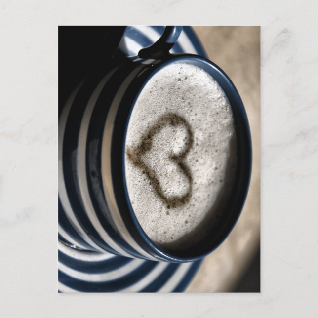 Kaffe Kärlek Vykort (Framsida)