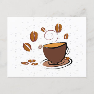Kaffe Kärlek Vykort
