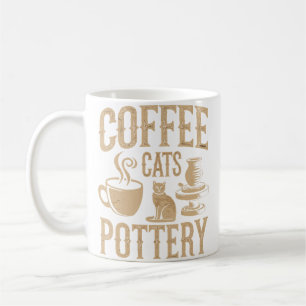 Kaffe Katter Keramik Kaffemugg