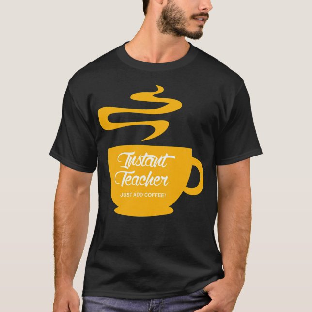 Kaffe kattunge cafe t shirt (Framsida)