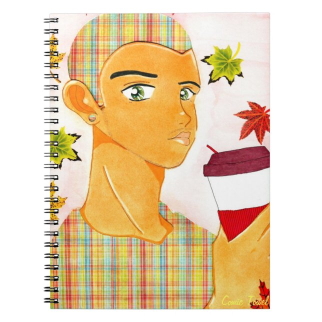 Kaffe Kei Anteckningsbok Med Spiral (Framsidan)