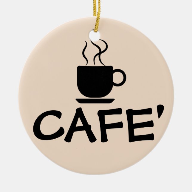 KAFFE KERAMIK PRYDNAD JULGRANSPRYDNAD KERAMIK (Framsidan)