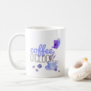 Kaffe klockan kaffemugg