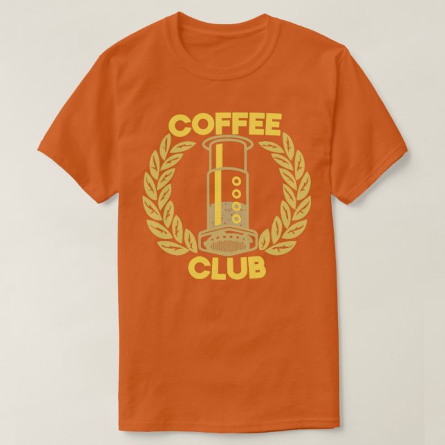 Kaffe Klubb 1 T Shirt (Design framsida)