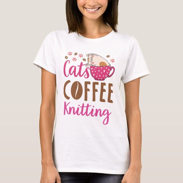 Kaffe Knitting T Shirt (Framsida)