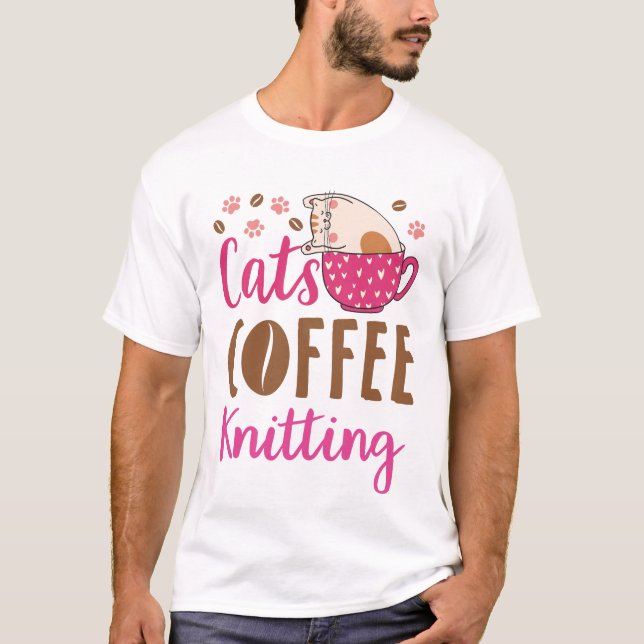 Kaffe Knitting T Shirt (Framsida)