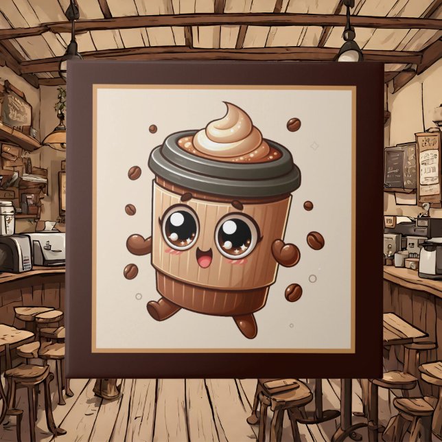Kaffe, köks- och köks- och köksartiklar, av pub el kakelplatta (Skapare uppladdad)